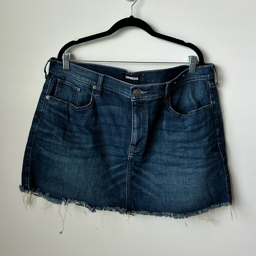 Express denim skirt